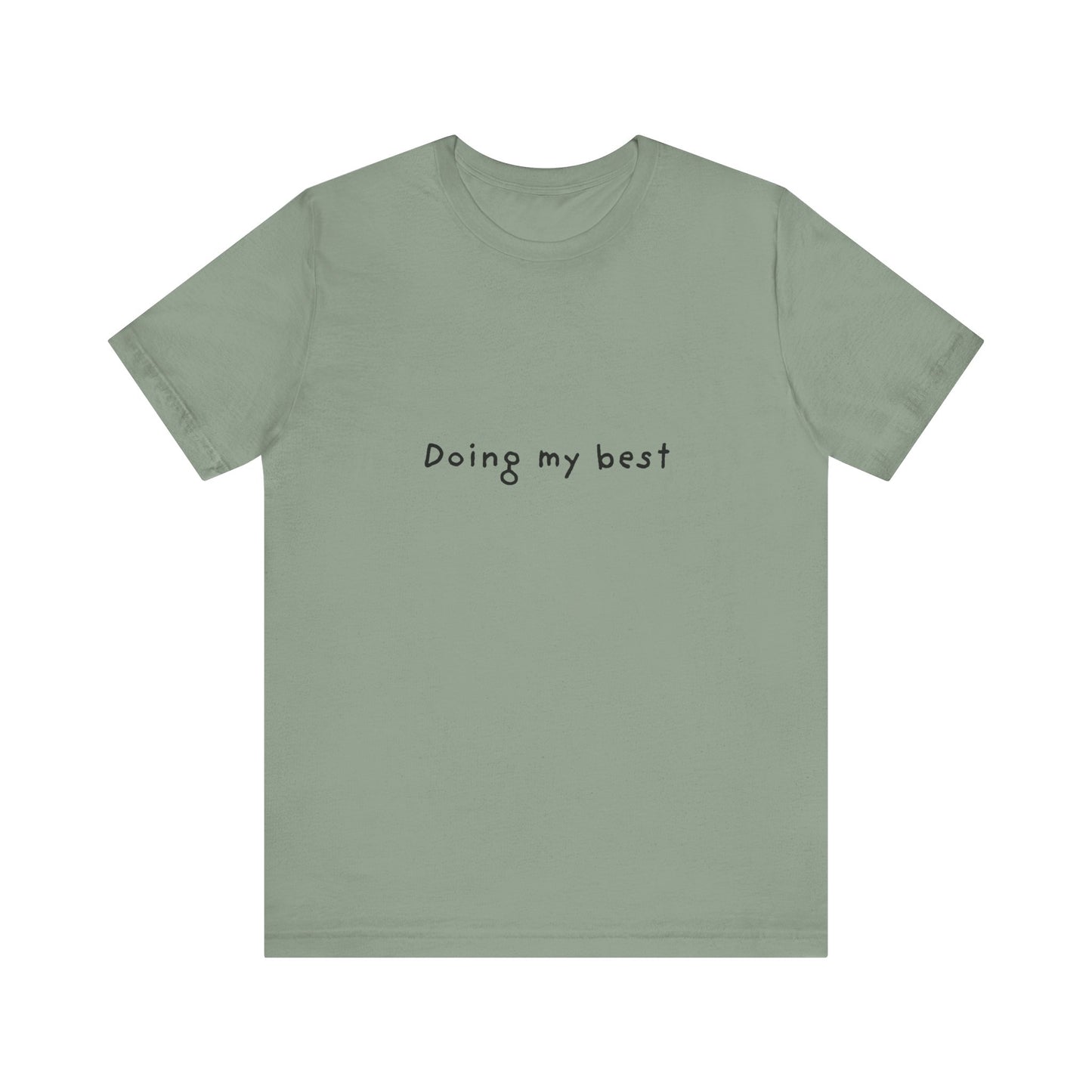 Doing My Best Jersey Short Sleeve Tee