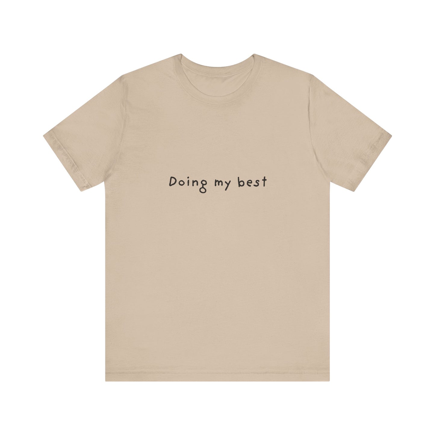 Doing My Best Jersey Short Sleeve Tee