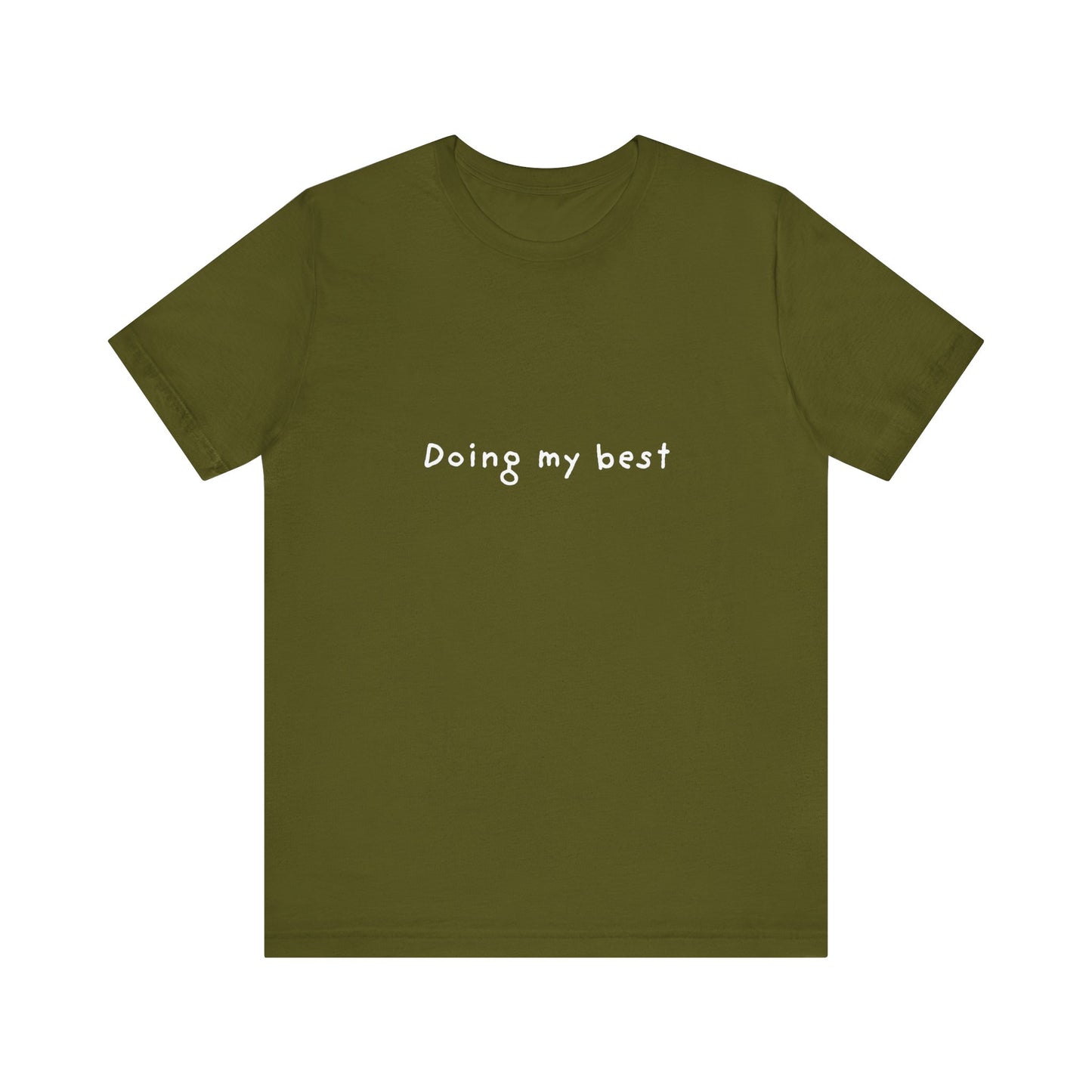 Doing My Best Jersey Short Sleeve Tee