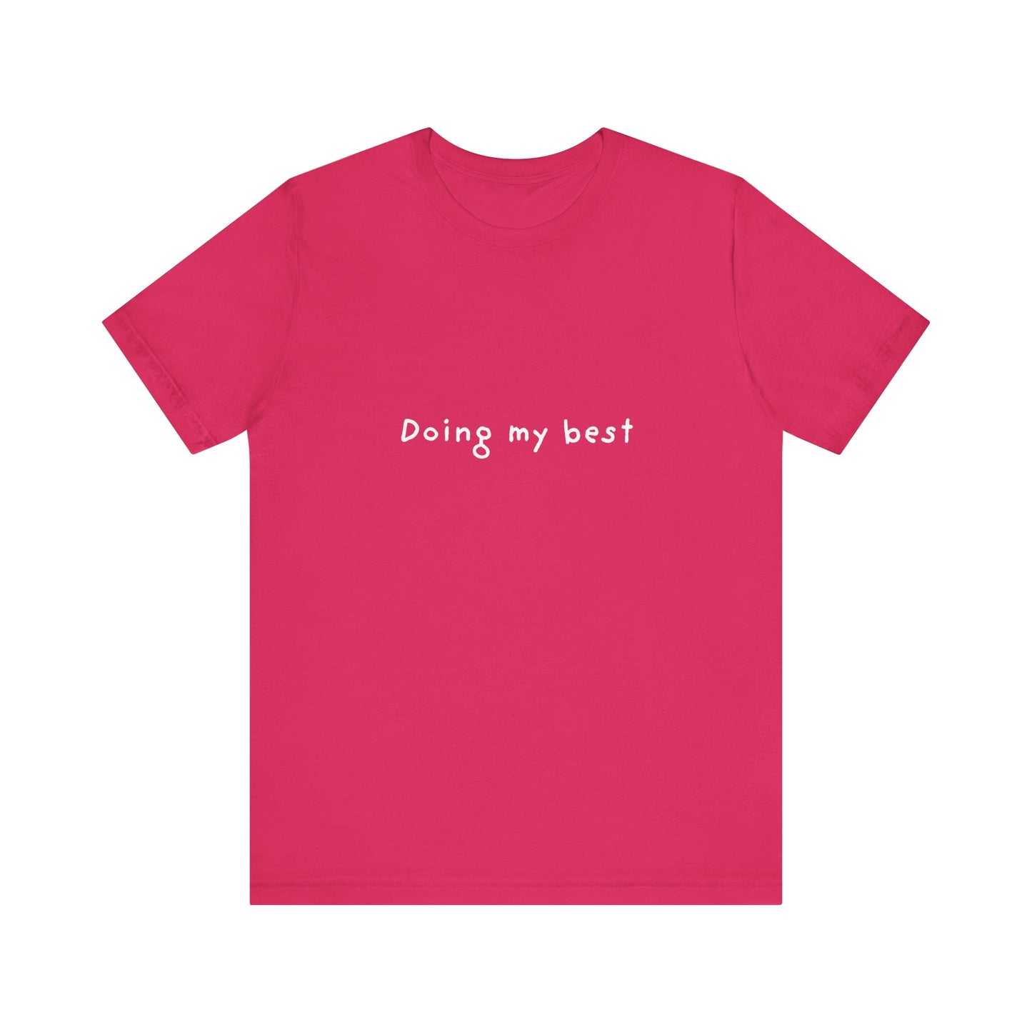 Doing My Best Jersey Short Sleeve Tee