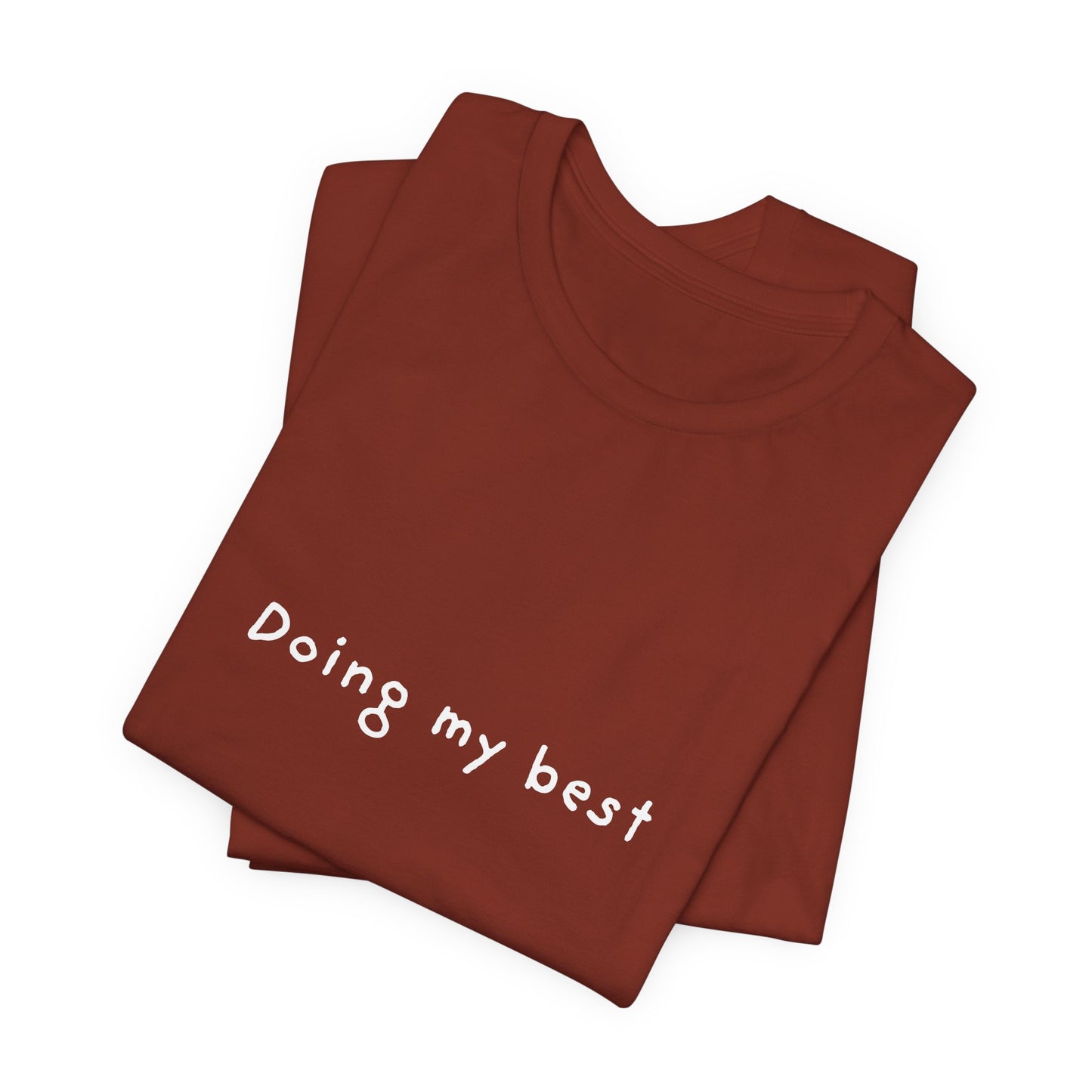 Doing My Best Jersey Short Sleeve Tee