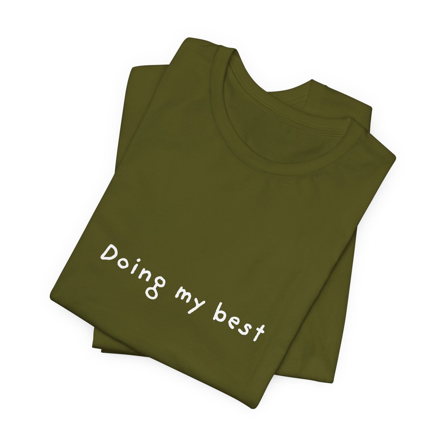 Doing My Best Jersey Short Sleeve Tee