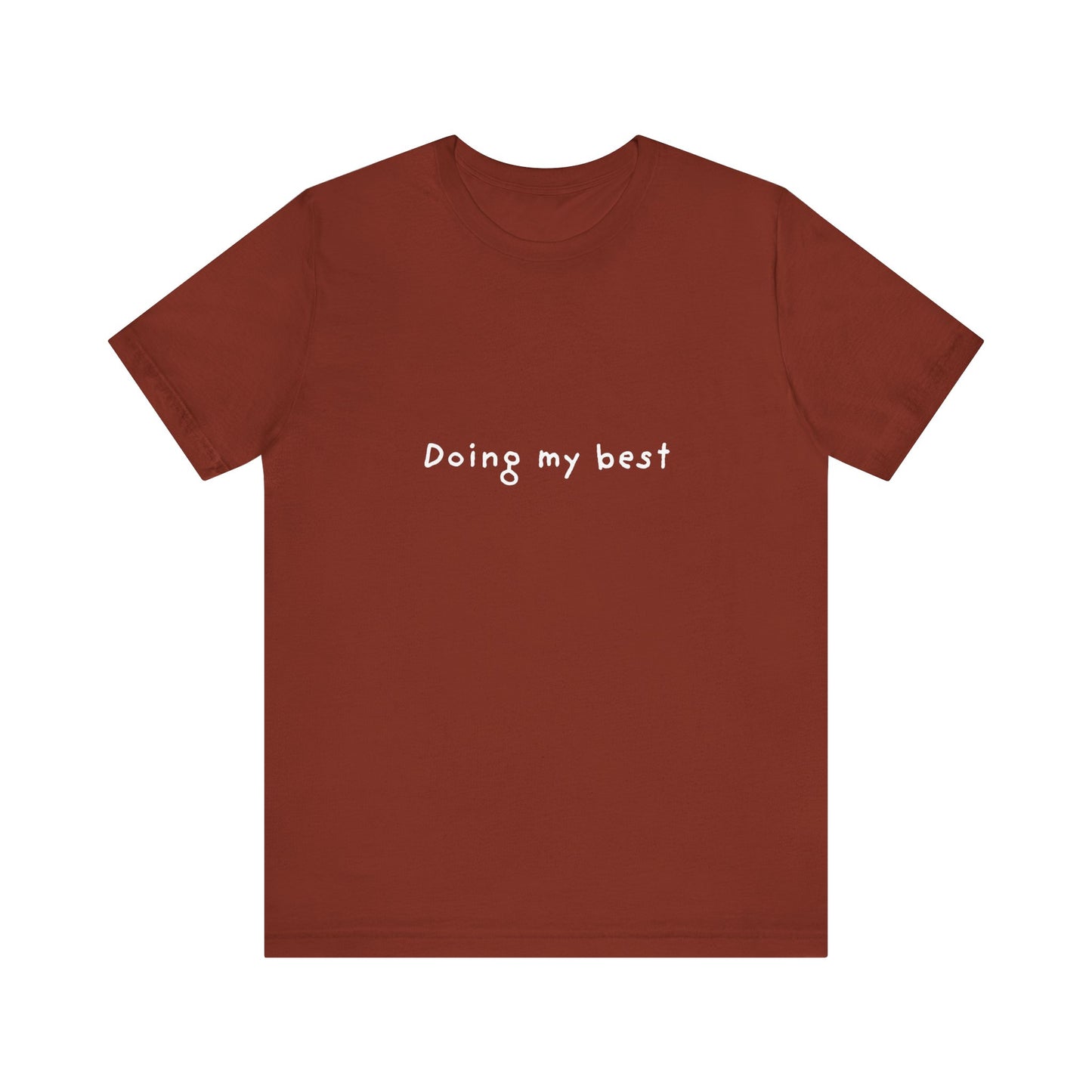 Doing My Best Jersey Short Sleeve Tee