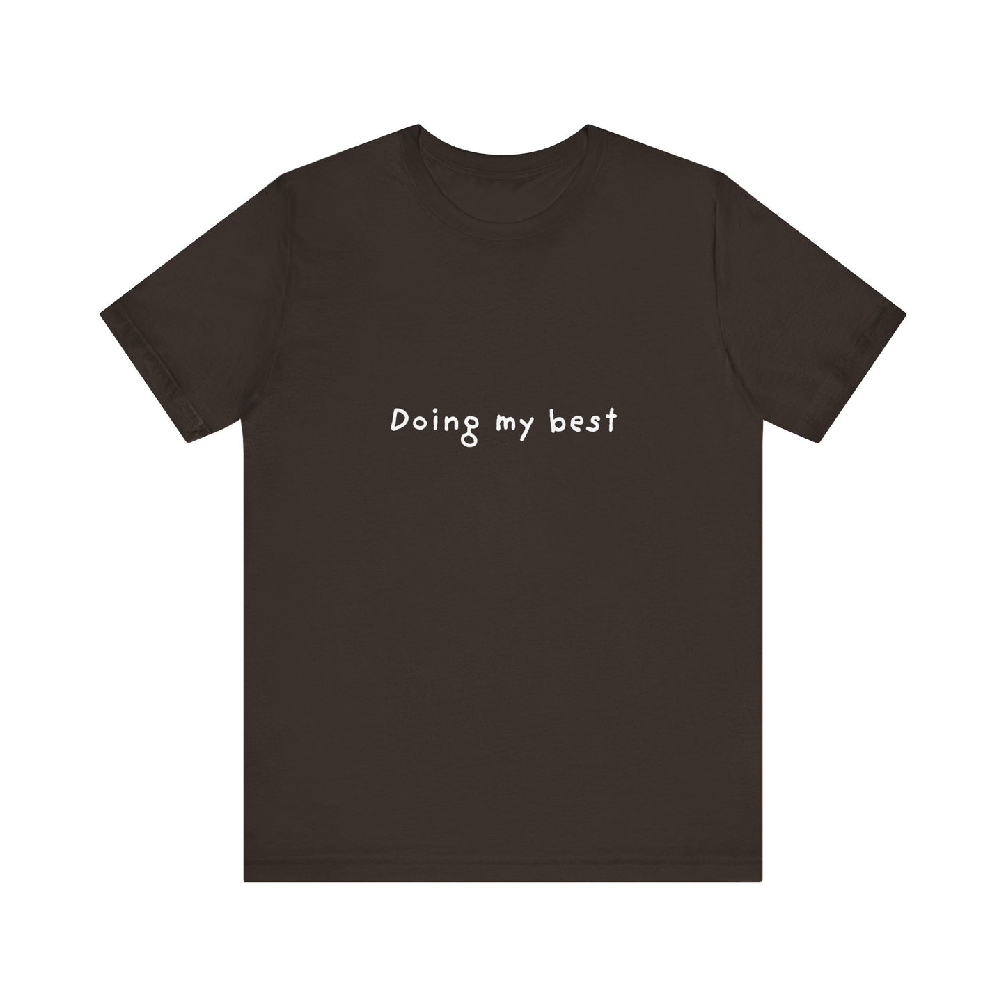 Doing My Best Jersey Short Sleeve Tee