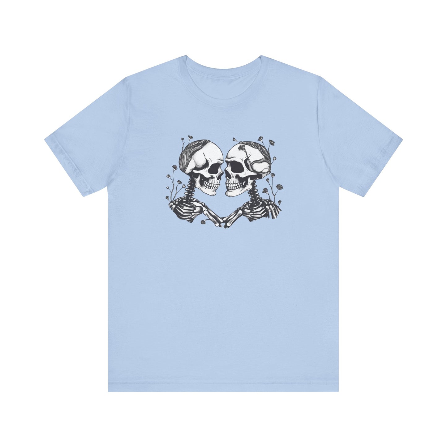 Kissing Skeletons Unisex Jersey Short Sleeve Tee