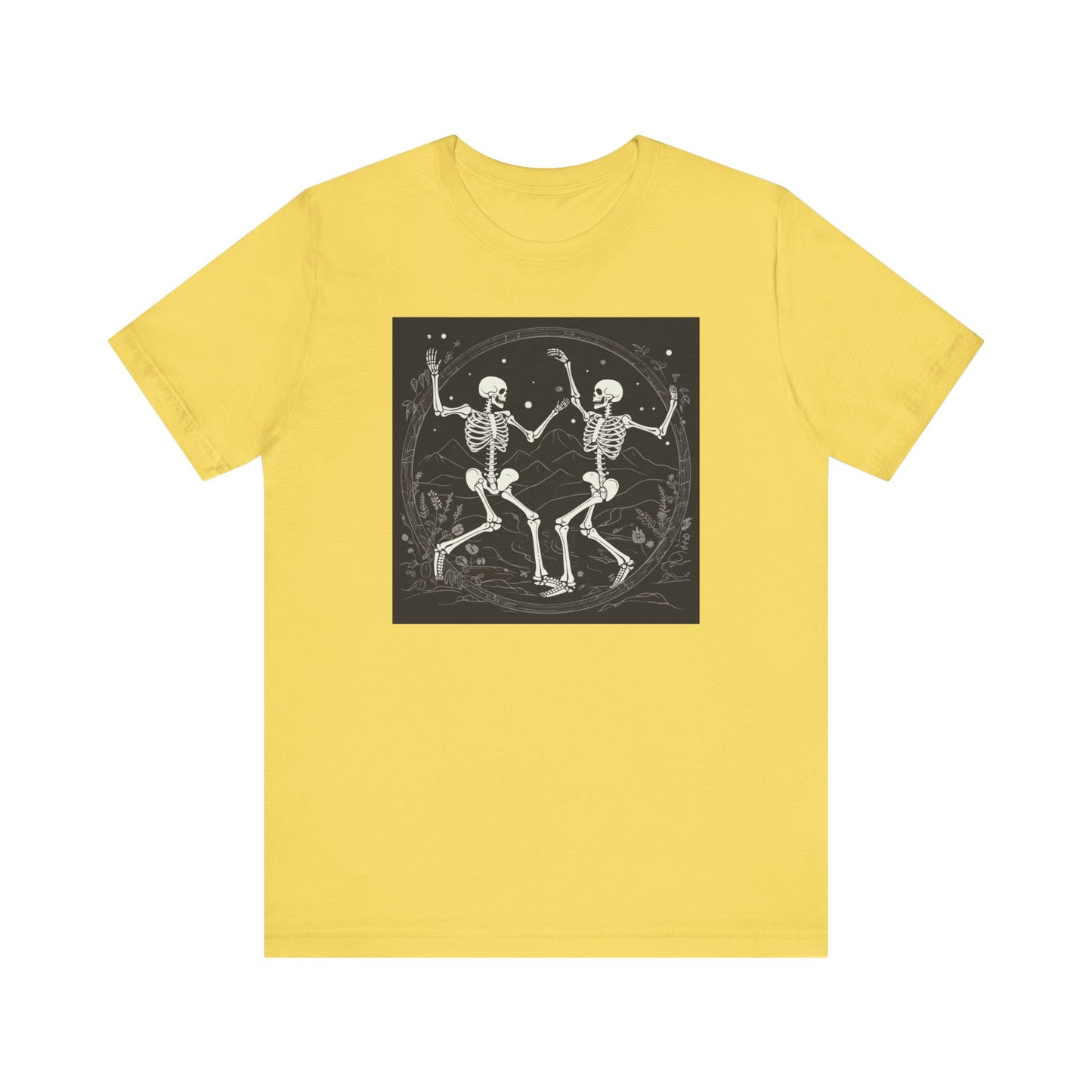 Dancing Skeletons Unisex Jersey Short Sleeve Tee