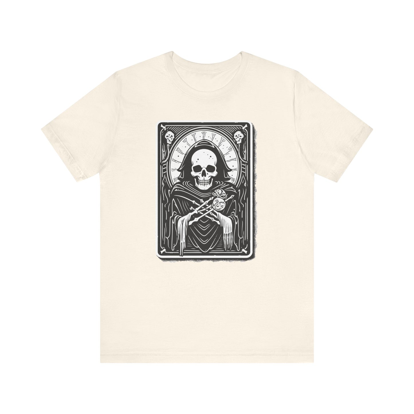 Death Taro Card Unisex Jersey Short Sleeve Tee