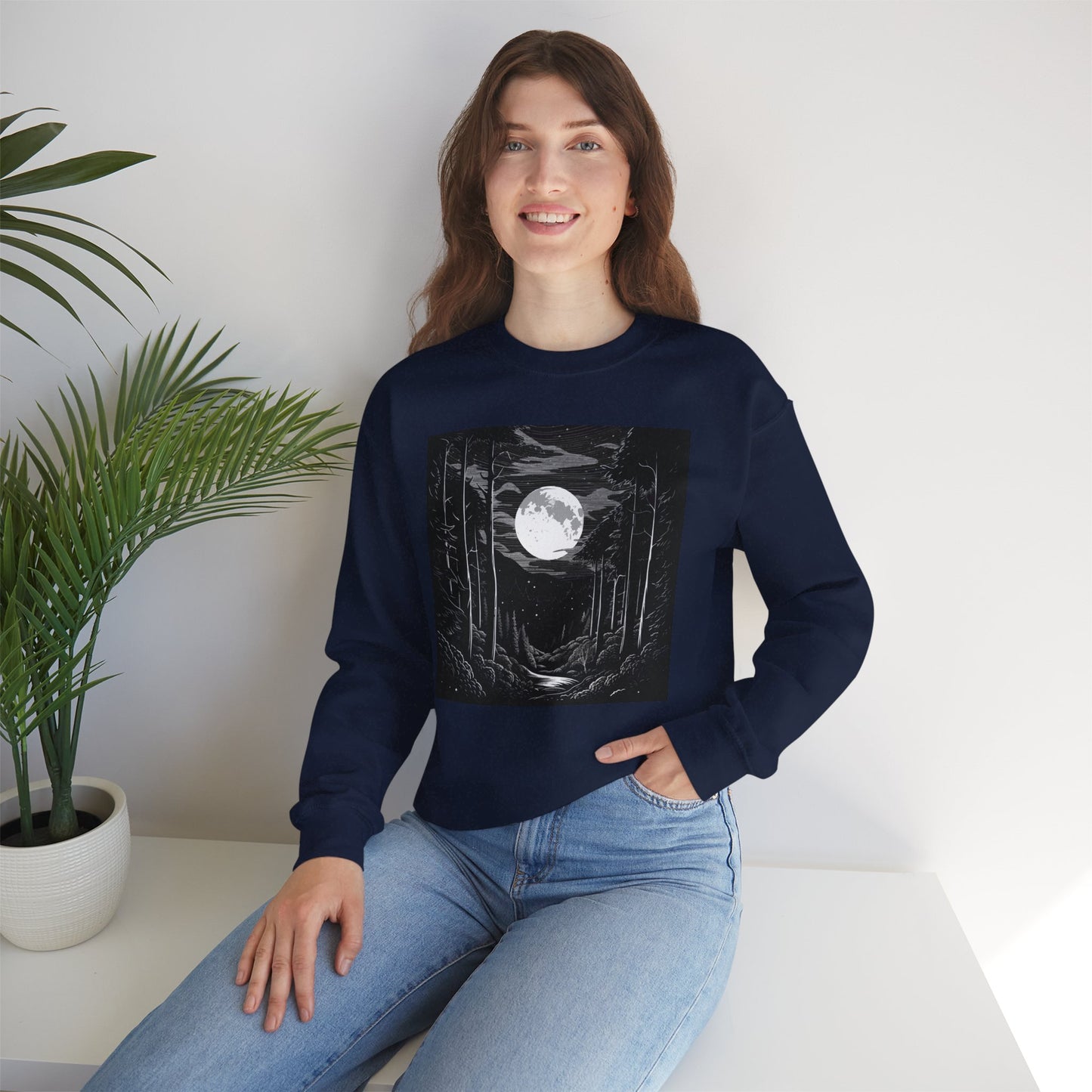 Mysterious Forest Unisex Crewneck Sweatshirt