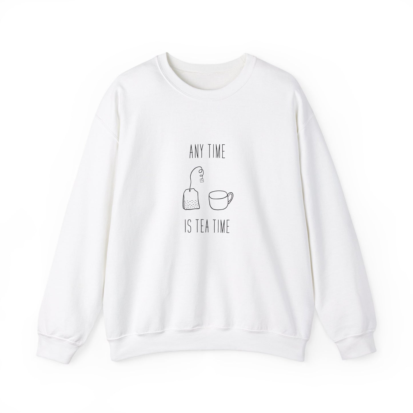 Any Time Tea Time Unisex Crewneck Sweatshirt