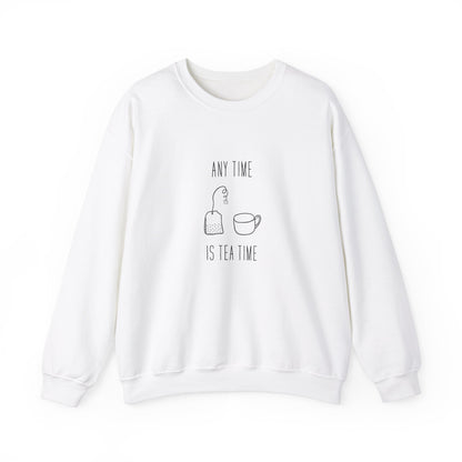 Any Time Tea Time Unisex Crewneck Sweatshirt