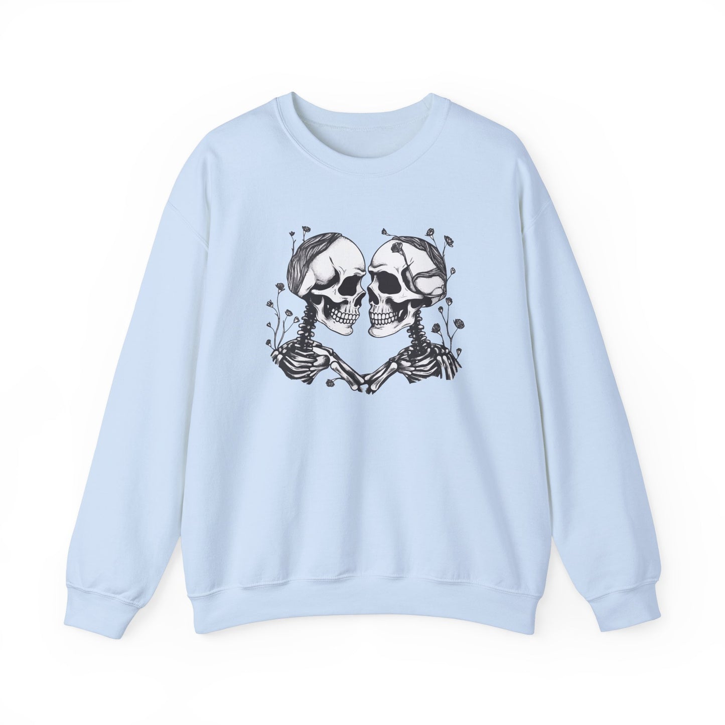 Kissing Skeletons Unisex Crewneck Sweatshirt