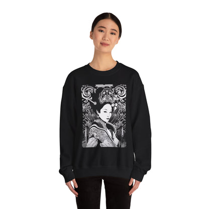 Japanese Girl Unisex Crewneck Sweatshirt