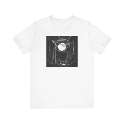 Mysterious Forest Forest Unisex Jersey Short Sleeve Tee