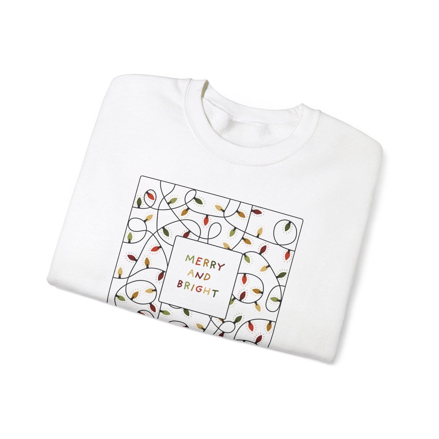 Merry And Bright Unisex Crewneck Sweatshirt