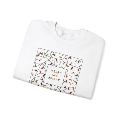 Merry And Bright Unisex Crewneck Sweatshirt