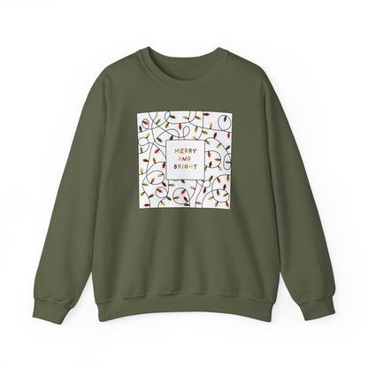 Merry And Bright Unisex Crewneck Sweatshirt