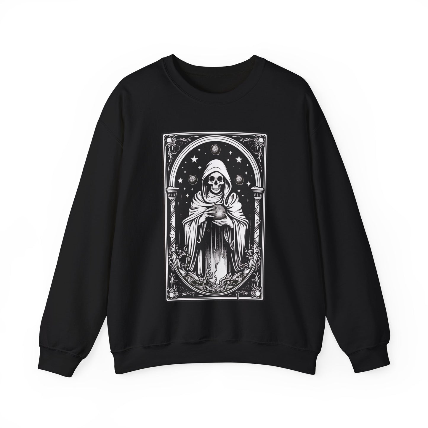 Death Tarot Card Unisex Crewneck Sweatshirt