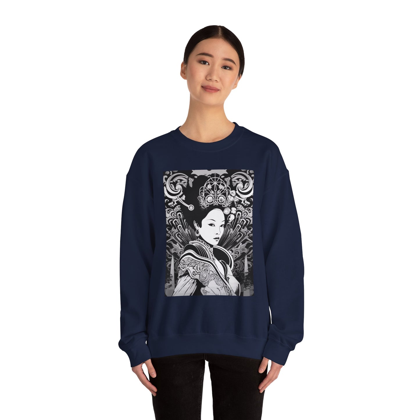 Japanese Girl Unisex Crewneck Sweatshirt