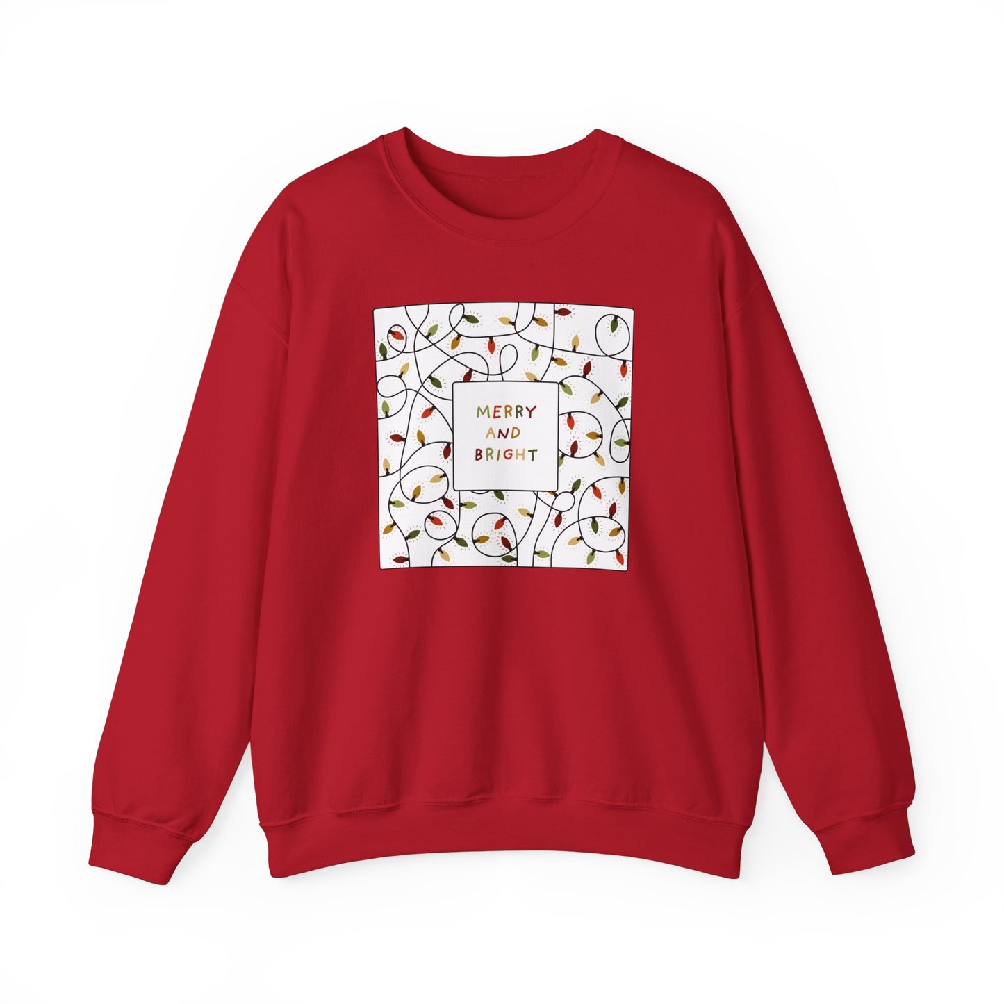 Merry And Bright Unisex Crewneck Sweatshirt