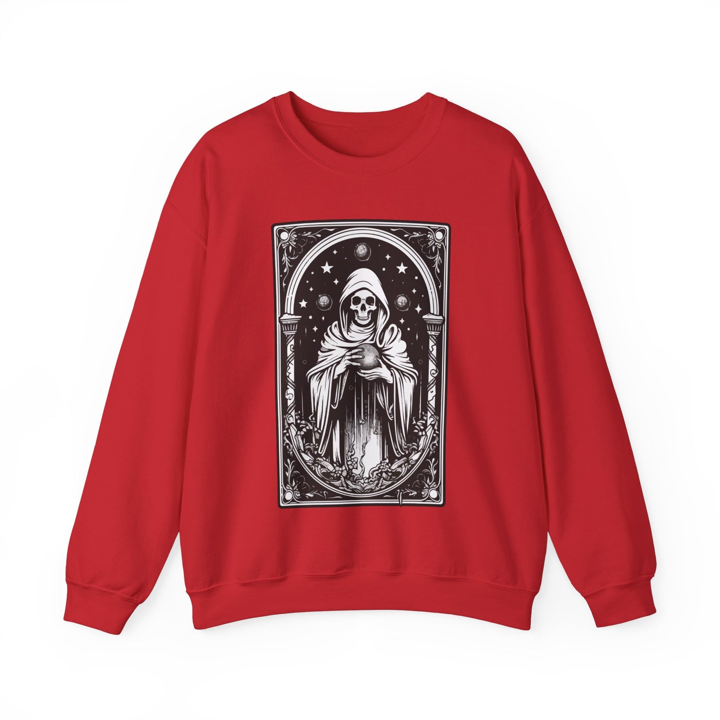 Death Tarot Card Unisex Crewneck Sweatshirt