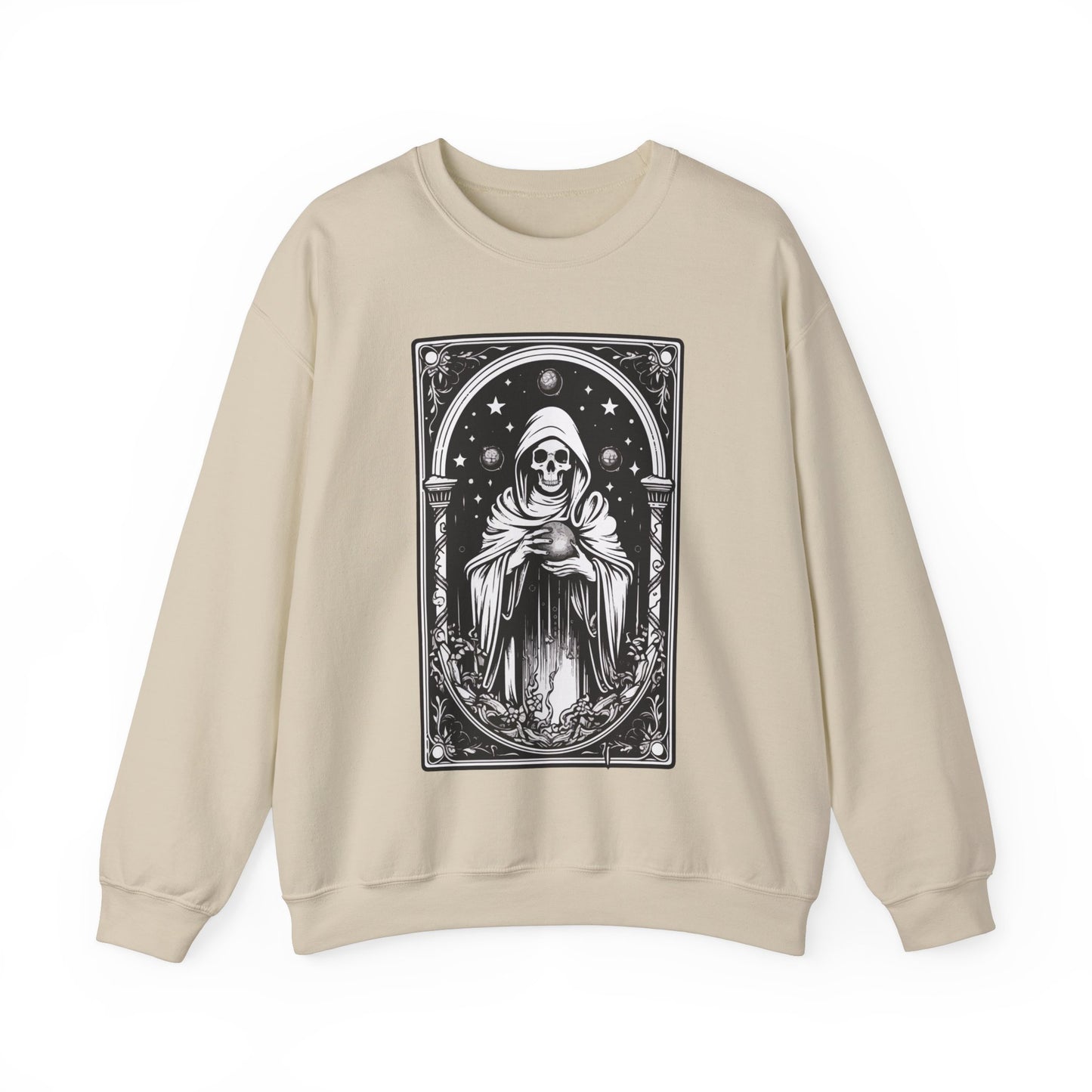 Death Tarot Card Unisex Crewneck Sweatshirt