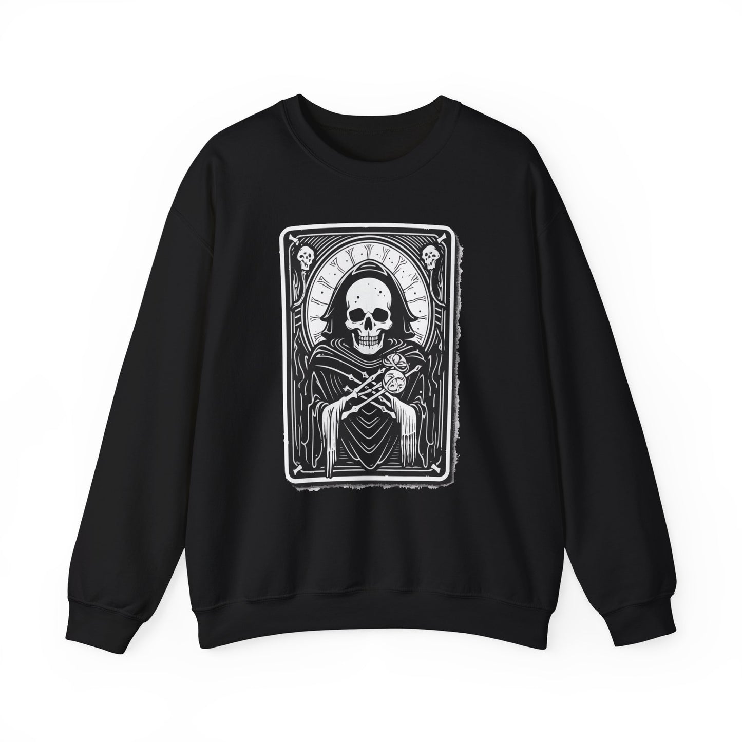 Death Tarot Card #2 Unisex Crewneck Sweatshirt