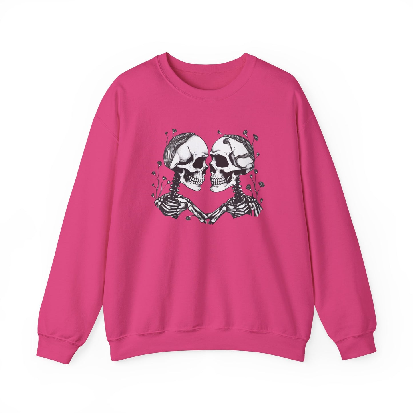 Kissing Skeletons Unisex Crewneck Sweatshirt