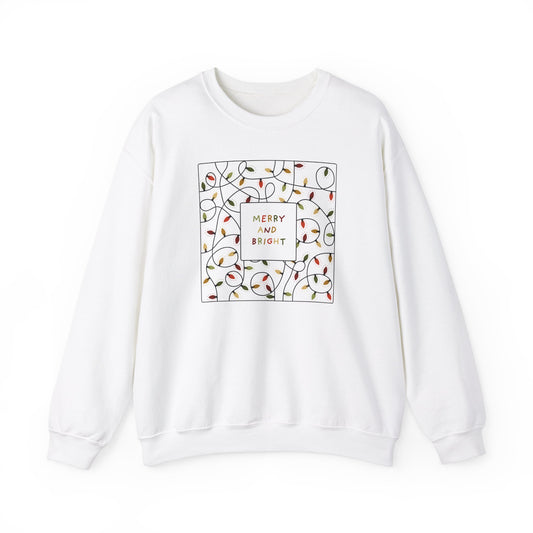 Merry And Bright Unisex Crewneck Sweatshirt