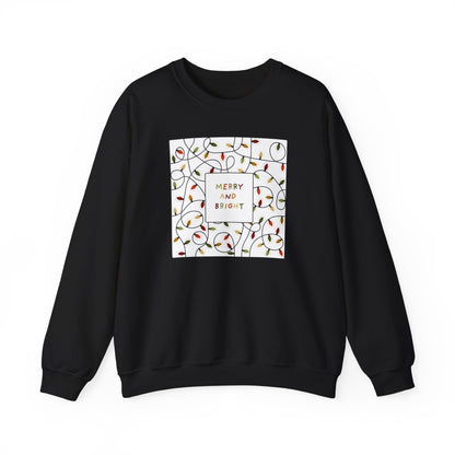 Merry And Bright Unisex Crewneck Sweatshirt