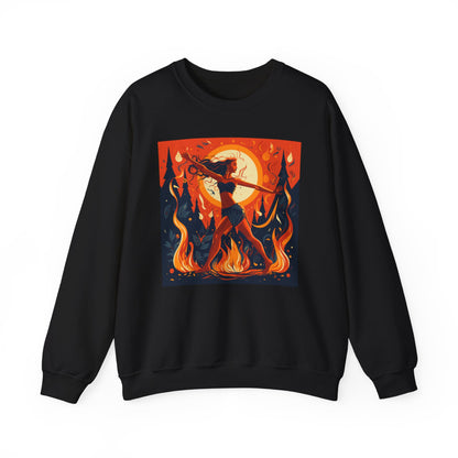 Dancing Around the Fire Unisex Crewneck Sweatshirt