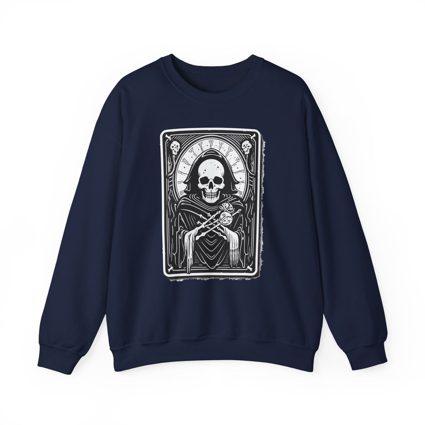 Death Tarot Card #2 Unisex Crewneck Sweatshirt