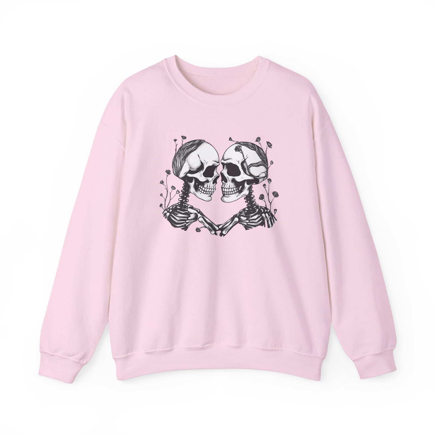 Kissing Skeletons Unisex Crewneck Sweatshirt