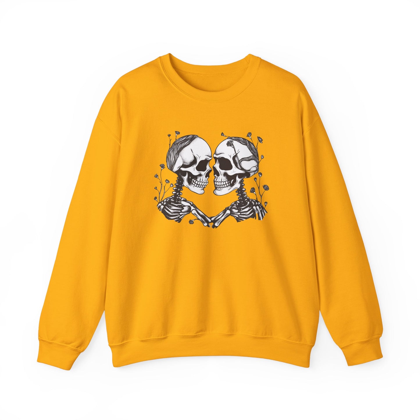 Kissing Skeletons Unisex Crewneck Sweatshirt