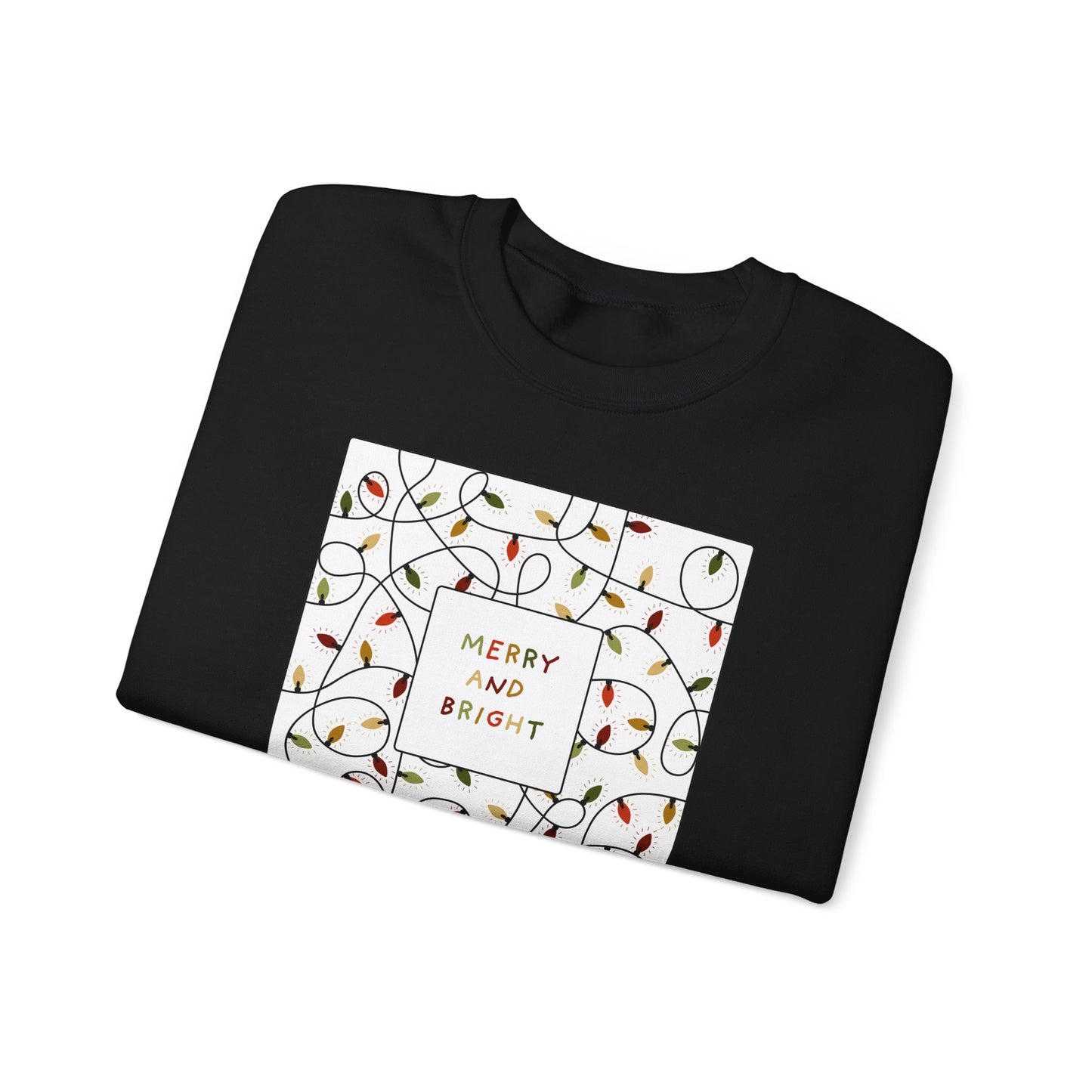 Merry And Bright Unisex Crewneck Sweatshirt