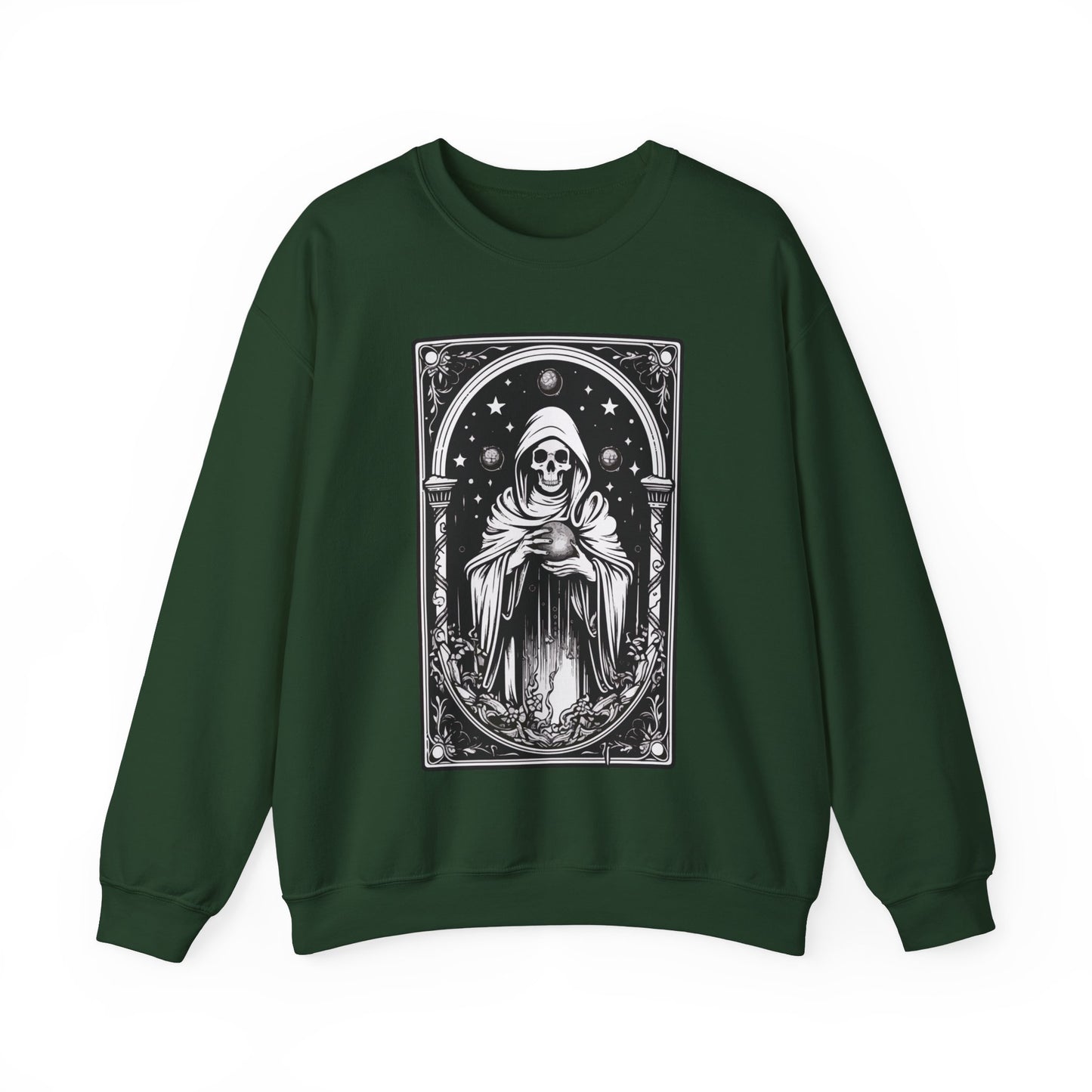 Death Tarot Card Unisex Crewneck Sweatshirt