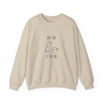 Any Time Tea Time Unisex Crewneck Sweatshirt