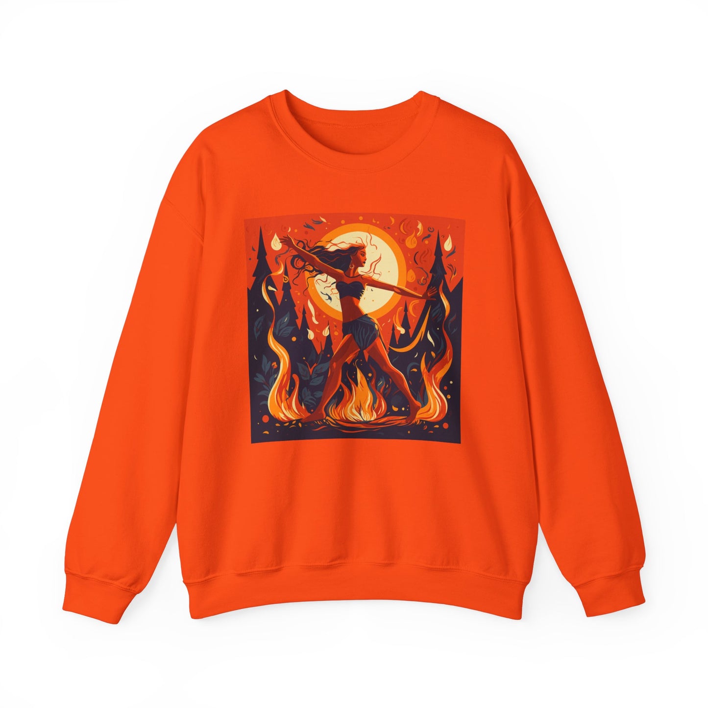 Dancing Around the Fire Unisex Crewneck Sweatshirt