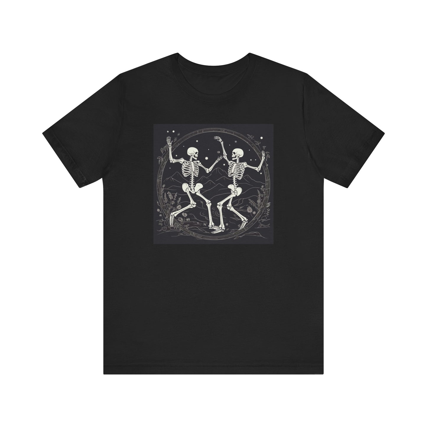 Dancing Skeletons Unisex Jersey Short Sleeve Tee