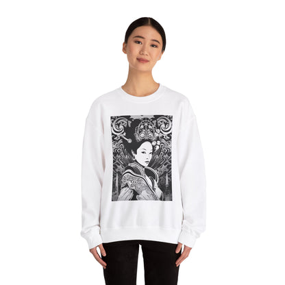 Japanese Girl Unisex Crewneck Sweatshirt