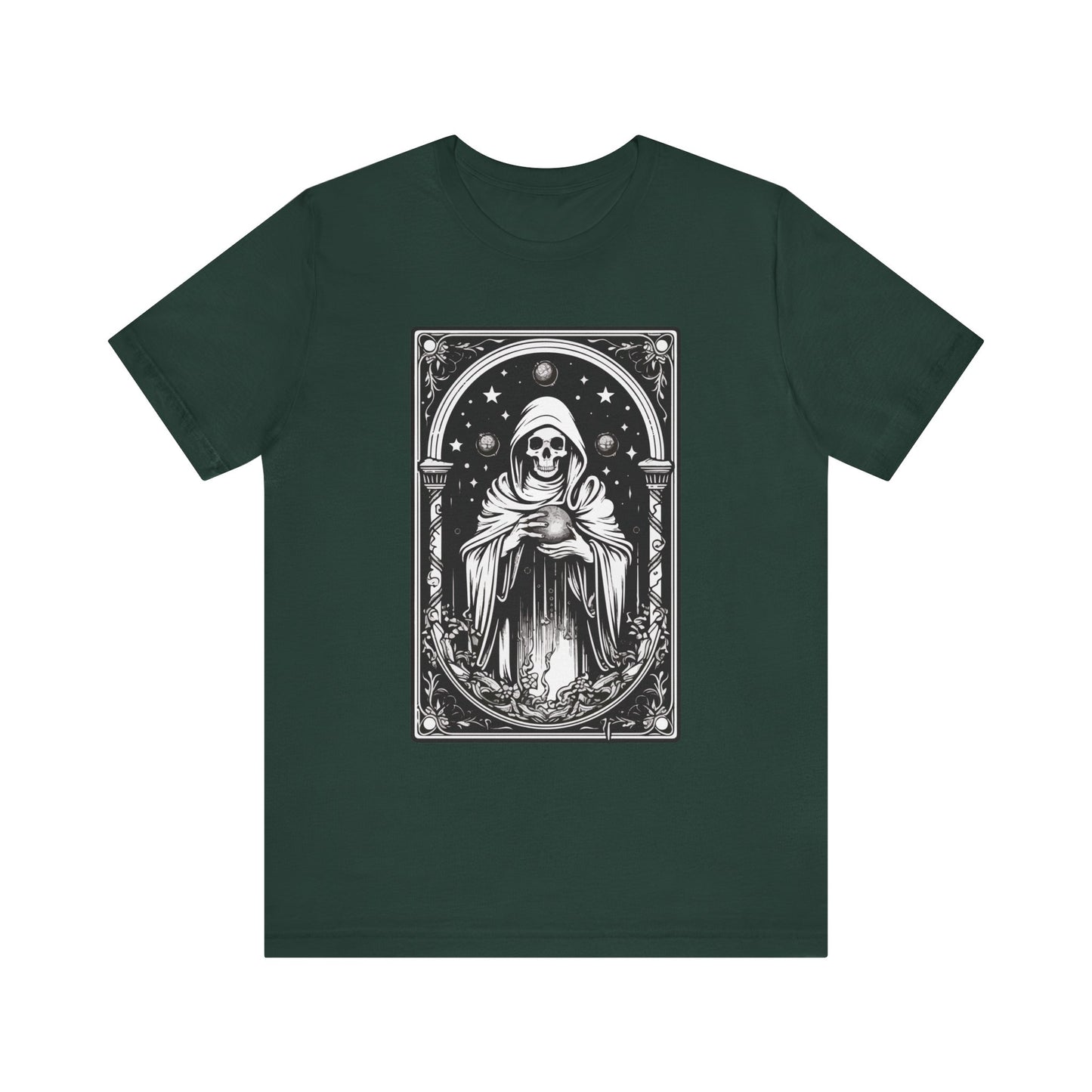 Death Tarot Card Unisex Jersey Short Sleeve Tee