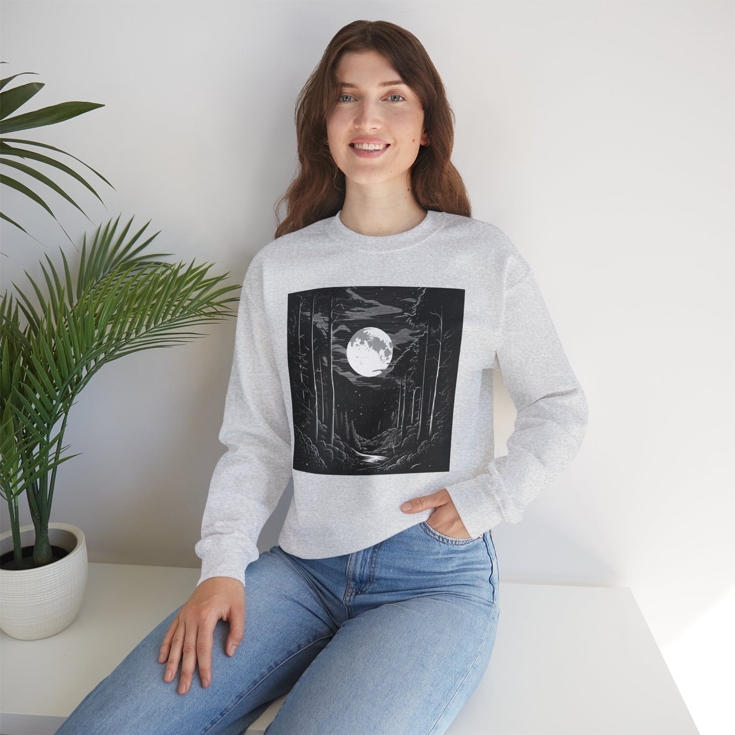 Mysterious Forest Unisex Crewneck Sweatshirt