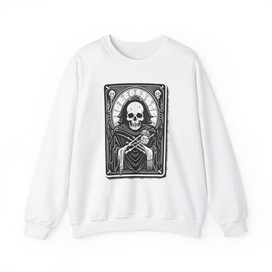 Death Tarot Card #2 Unisex Crewneck Sweatshirt