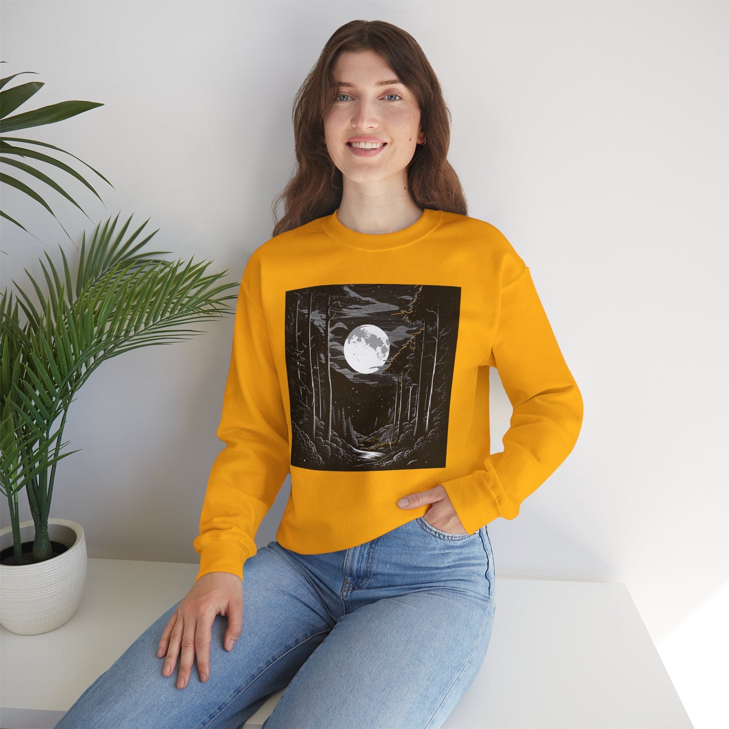 Mysterious Forest Unisex Crewneck Sweatshirt