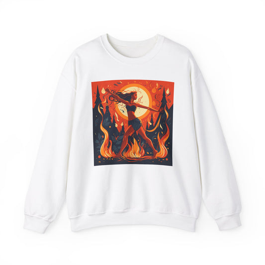 Dancing Around the Fire Unisex Crewneck Sweatshirt