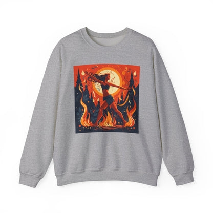 Dancing Around the Fire Unisex Crewneck Sweatshirt