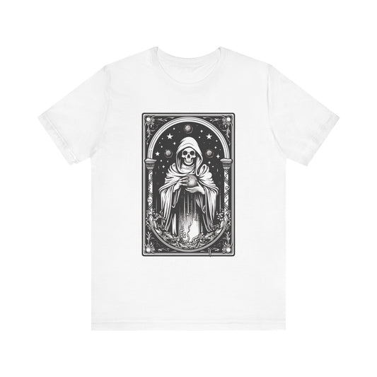 Death Tarot Card Unisex Jersey Short Sleeve Tee