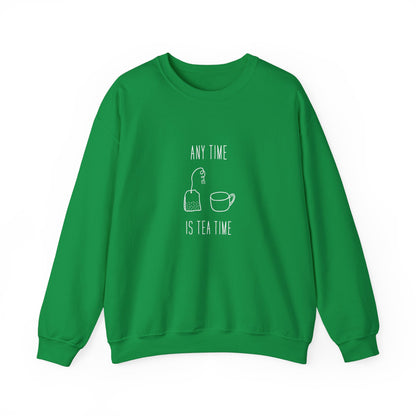 Any Time Tea Time Unisex Crewneck Sweatshirt