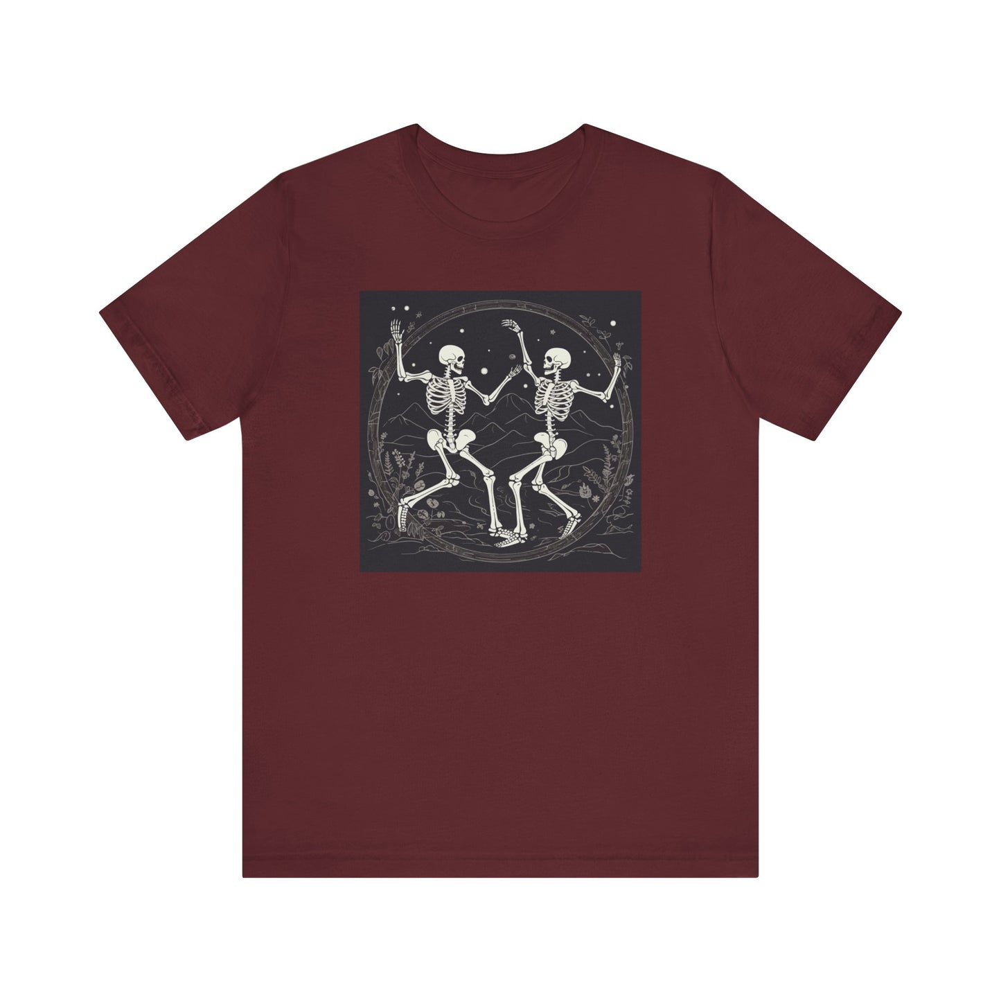 Dancing Skeletons Unisex Jersey Short Sleeve Tee