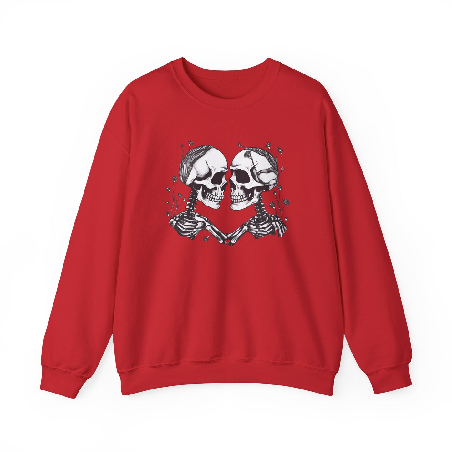 Kissing Skeletons Unisex Crewneck Sweatshirt