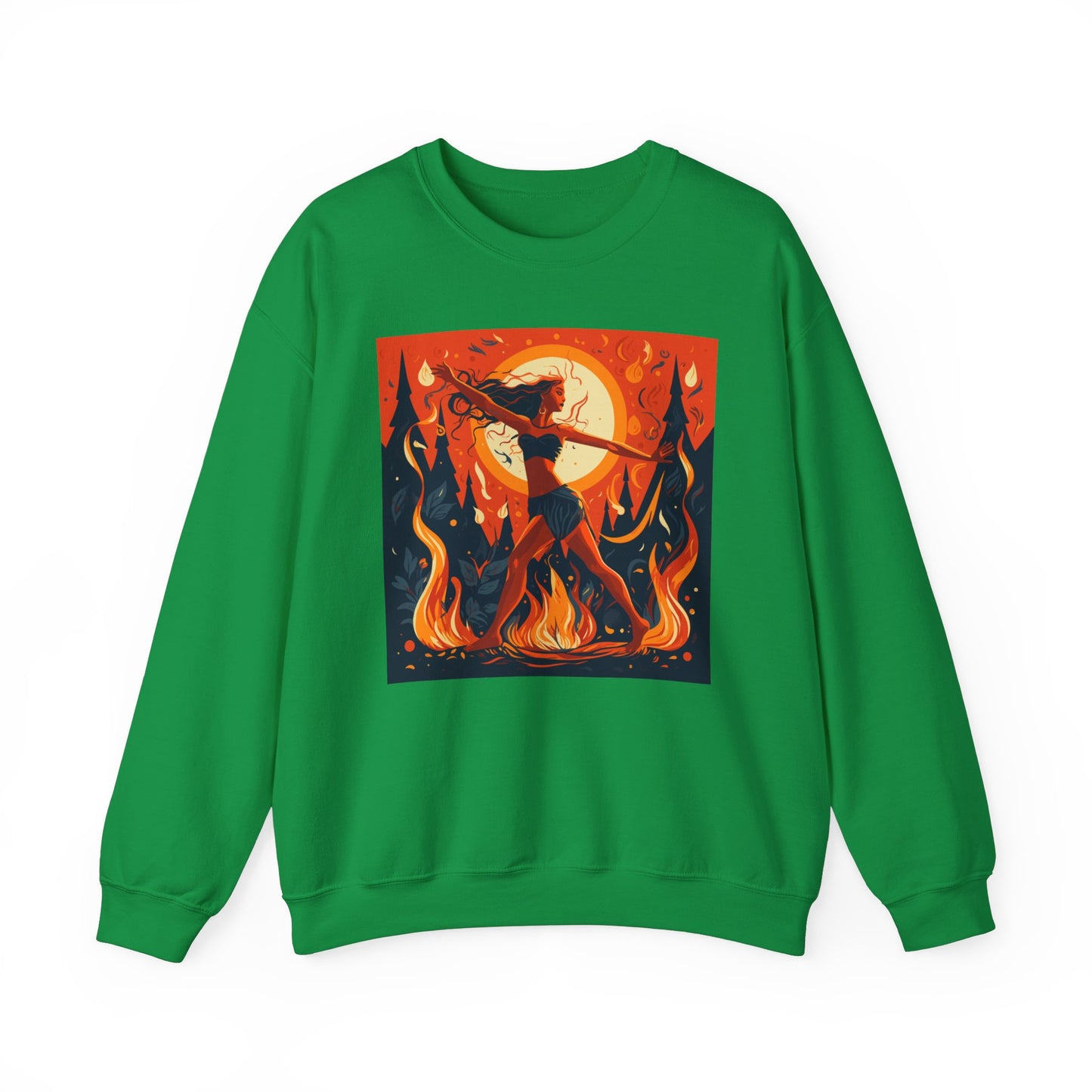 Dancing Around the Fire Unisex Crewneck Sweatshirt